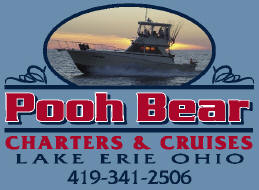 Lake Erie Ohio fishing charters aboard "Pooh Bear"